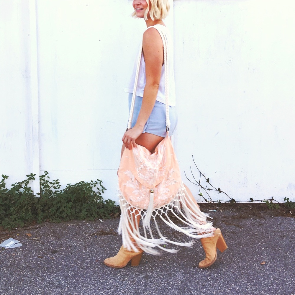 Spell and the gypsy aloha fox tasseled bag